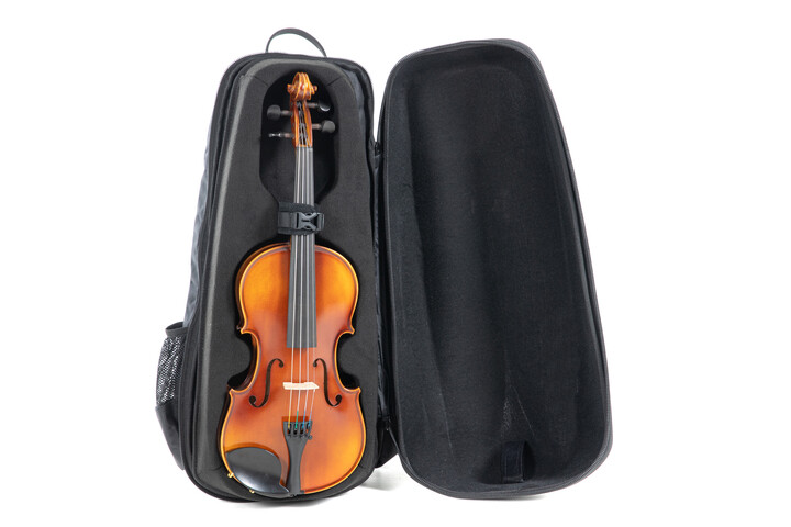 GEWA Space Bag Rucksack For Violin, Titanium, 1/2-1/4 | .300.841