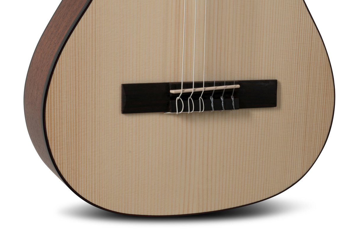 Caballero by MR Classical Guitar 1/2 Natural Spruce - - alt view 5