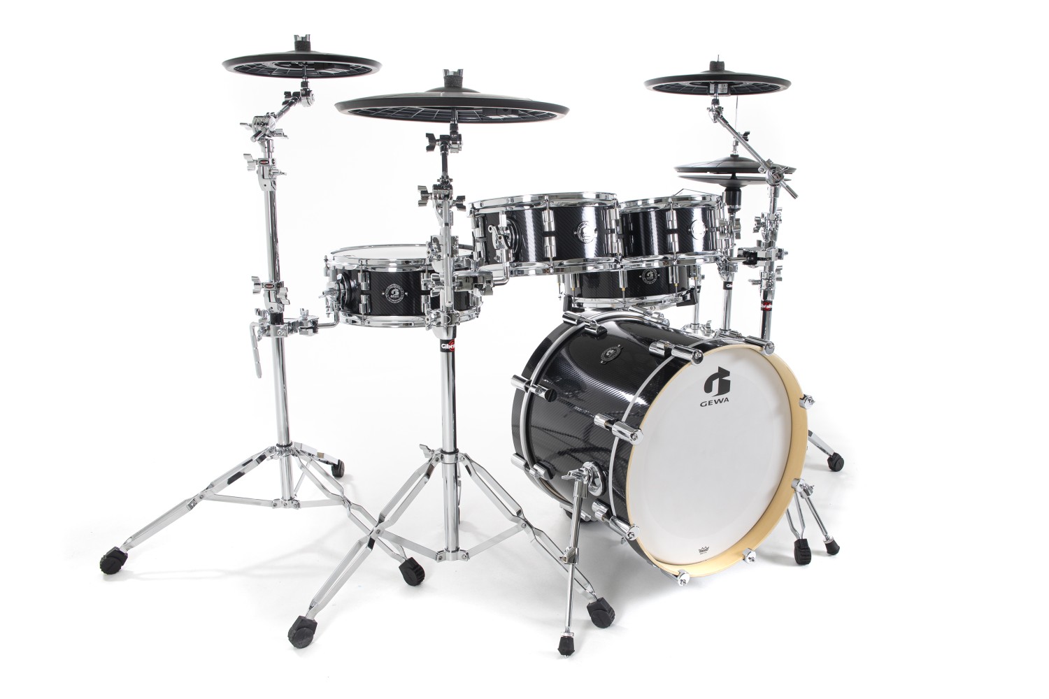 GEWA G9 Club E-Drum Set 5C Carbon - - alt view 1