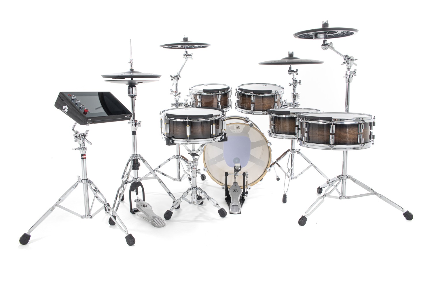 GEWA G9 Club E-Drum Set 6Lwalnut - - alt view 3