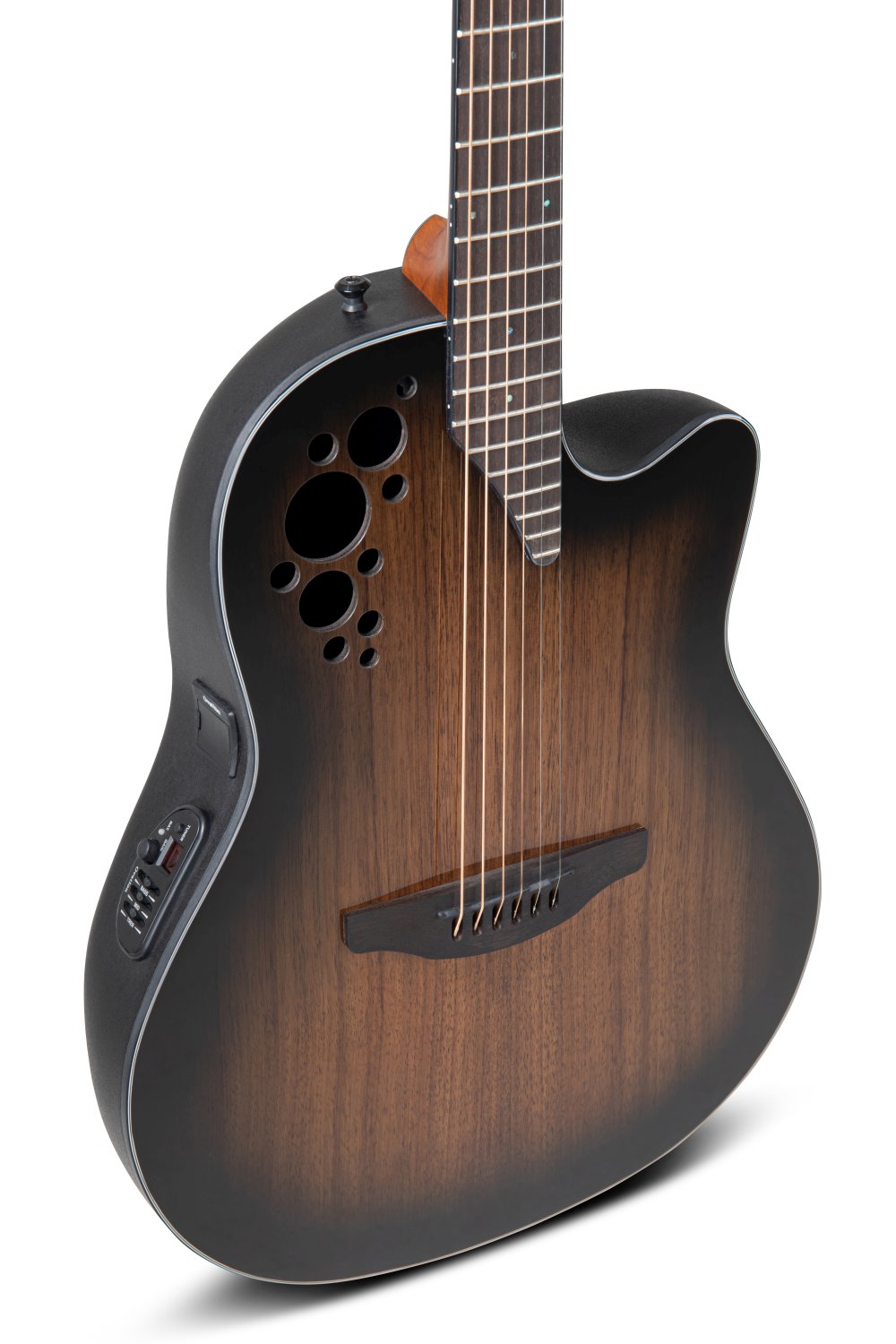 Ovation Celebrity Elite Plus E-Acoustic Guitar CE44P-ABLKW, Australian Blackwood - - alt view 2