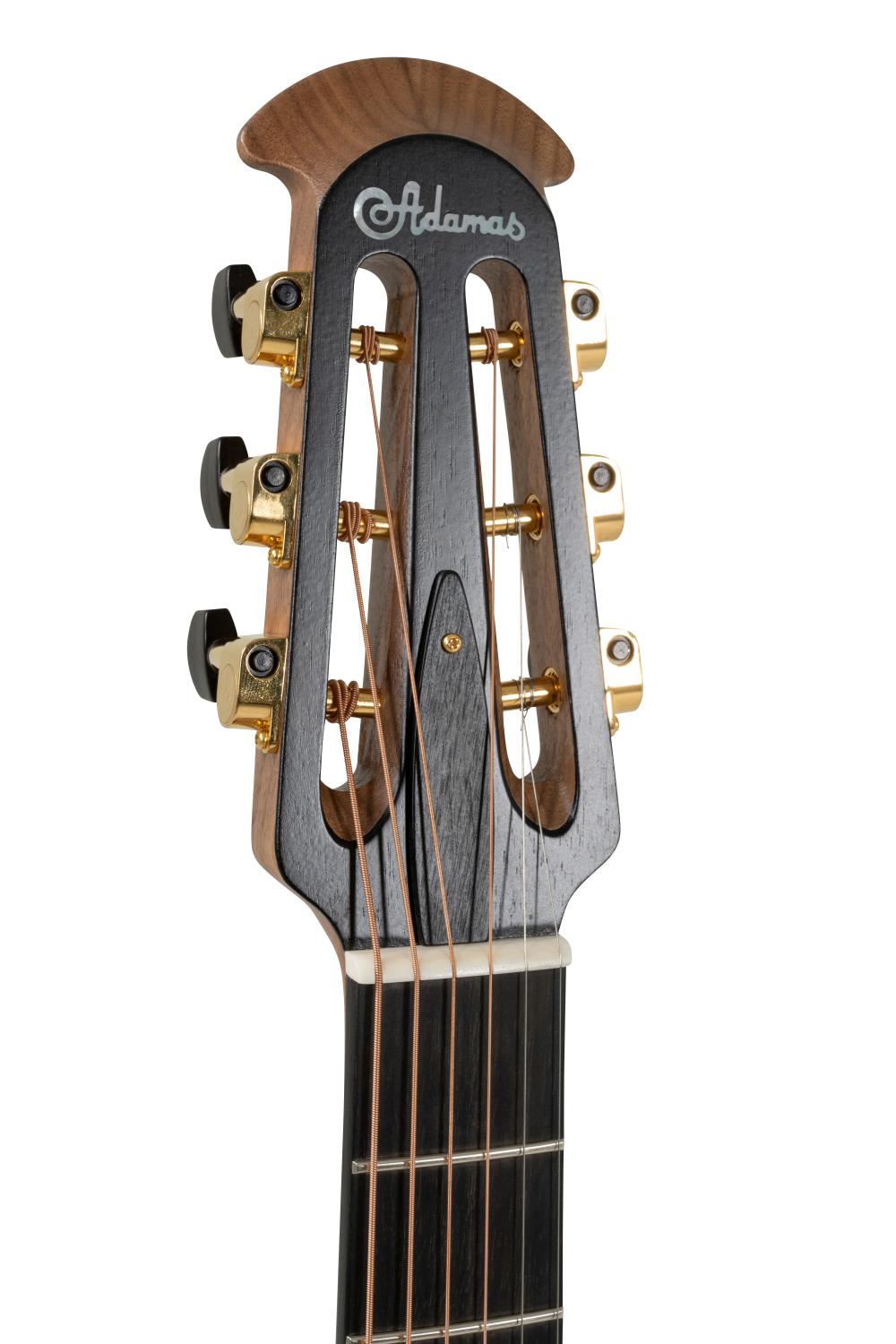 Adamas E-Acoustic Guitar U581T-SPM, Black Satin Copper Metal Flake - - alt view 12