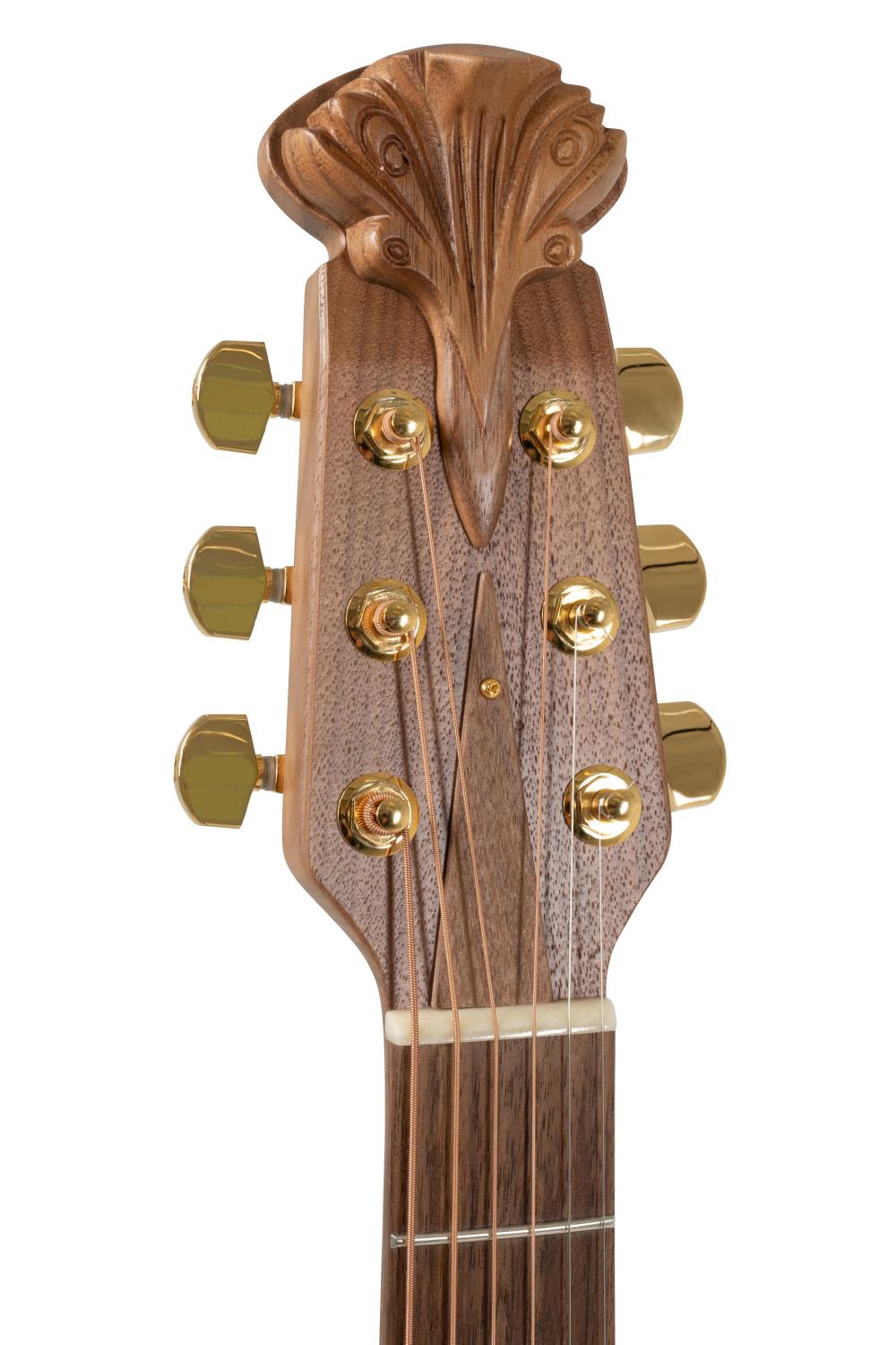 Adamas I E-Acoustic Guitar 2087GT-7, Reverse Beige Burst w/case - - alt view 15