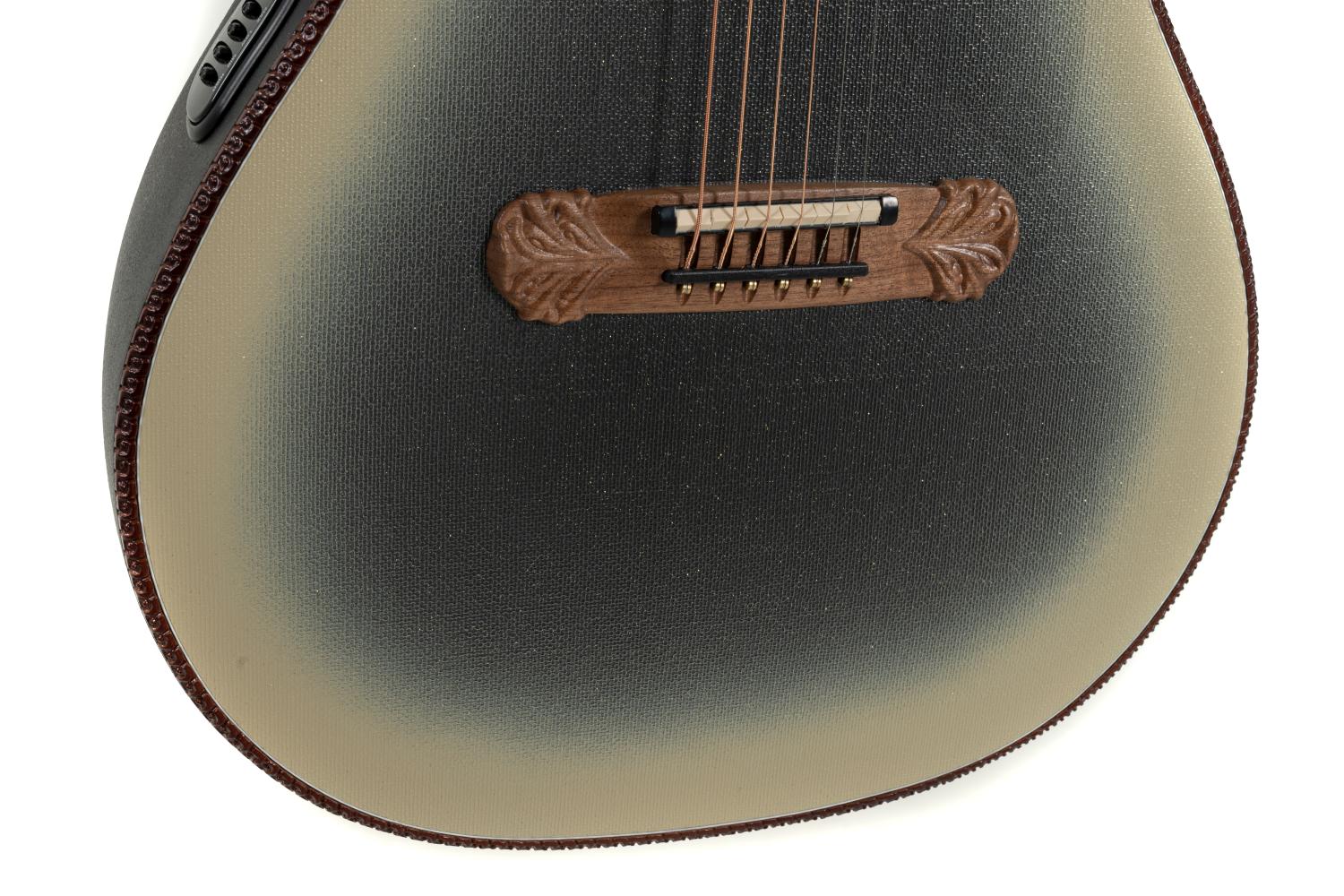 Adamas I E-Acoustic Guitar 2087GT-7, Reverse Beige Burst w/case - - alt view 6