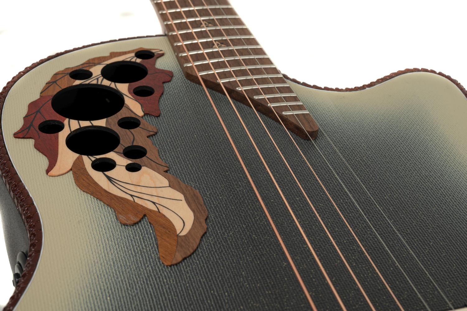 Adamas I E-Acoustic Guitar 2087GT-7, Reverse Beige Burst w/case - - alt view 8
