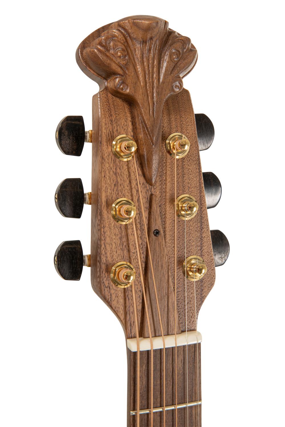 Adamas I E-Acoustic Guitar 2087GT-9W, Brown Burst w/case - - alt view 13