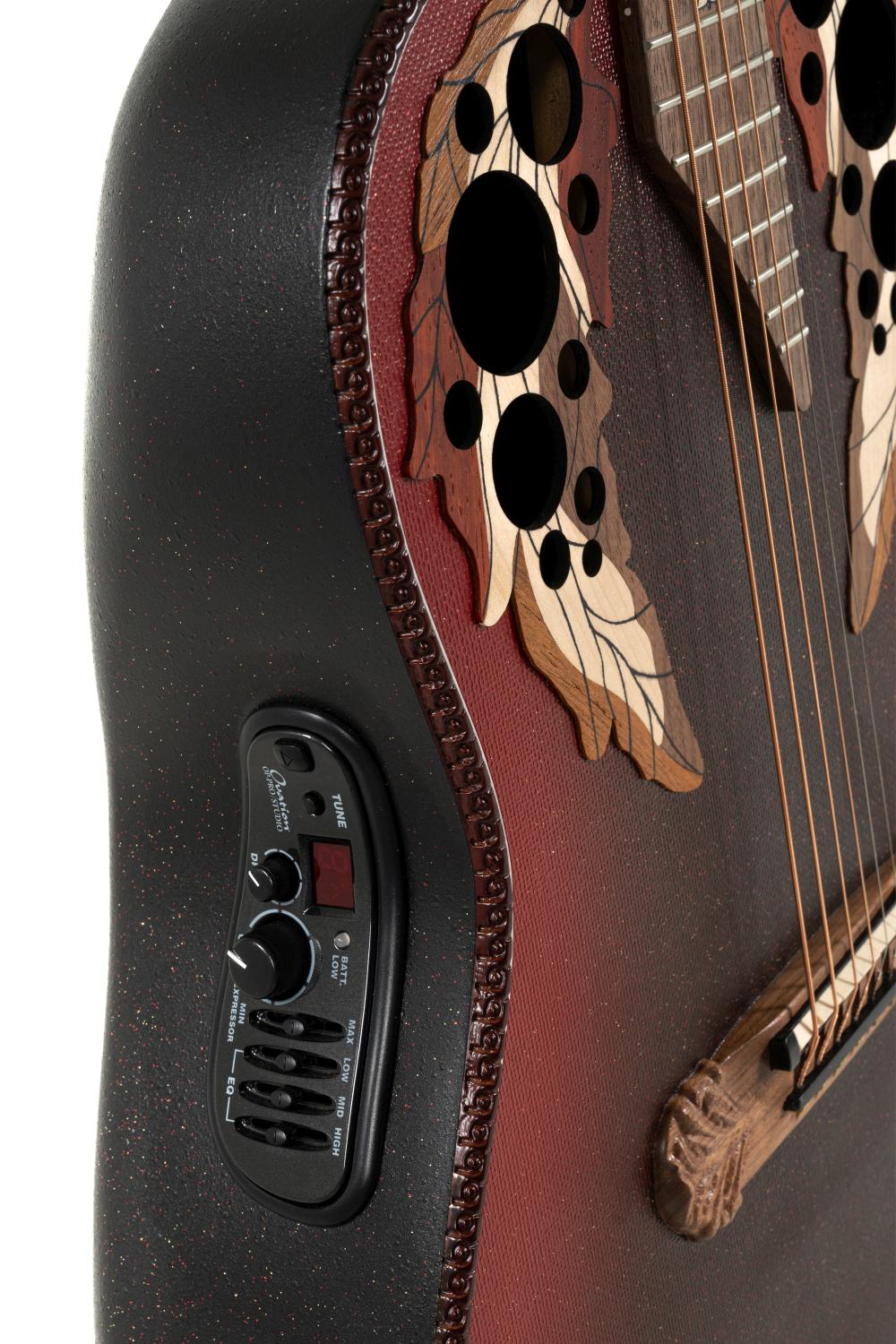 Adamas I E-Acoustic Guitar 1687GT-2, Reverse Red Burst - - alt view 9