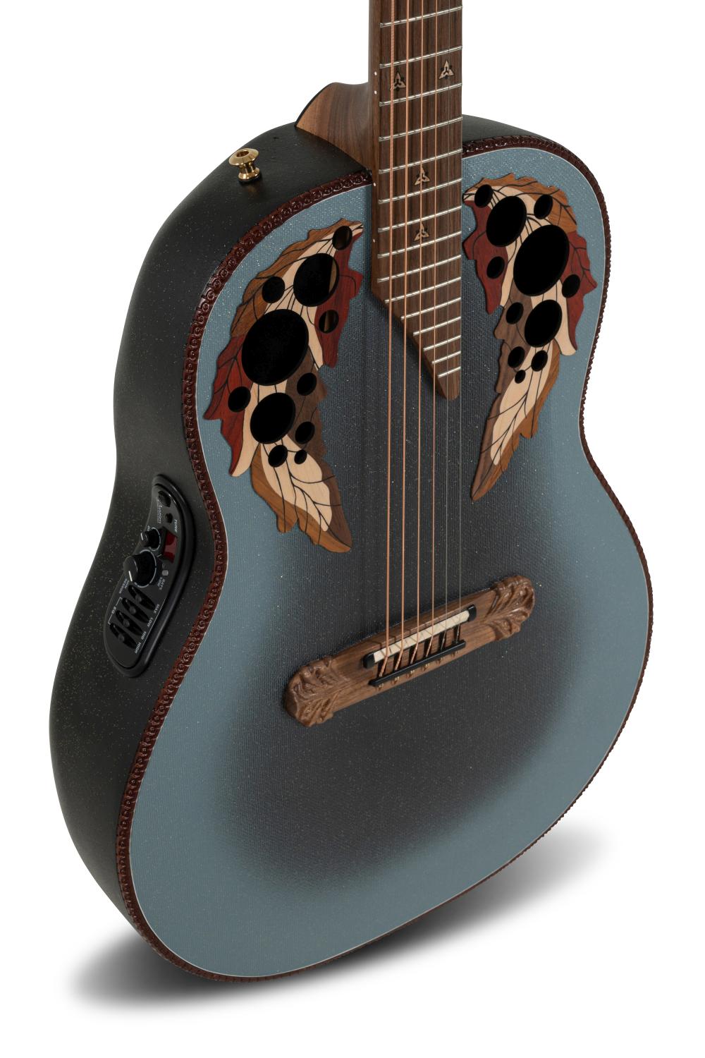 Adamas I E-Acoustic Guitar 1687GT-8, Reverse Blue Burst - - alt view 3