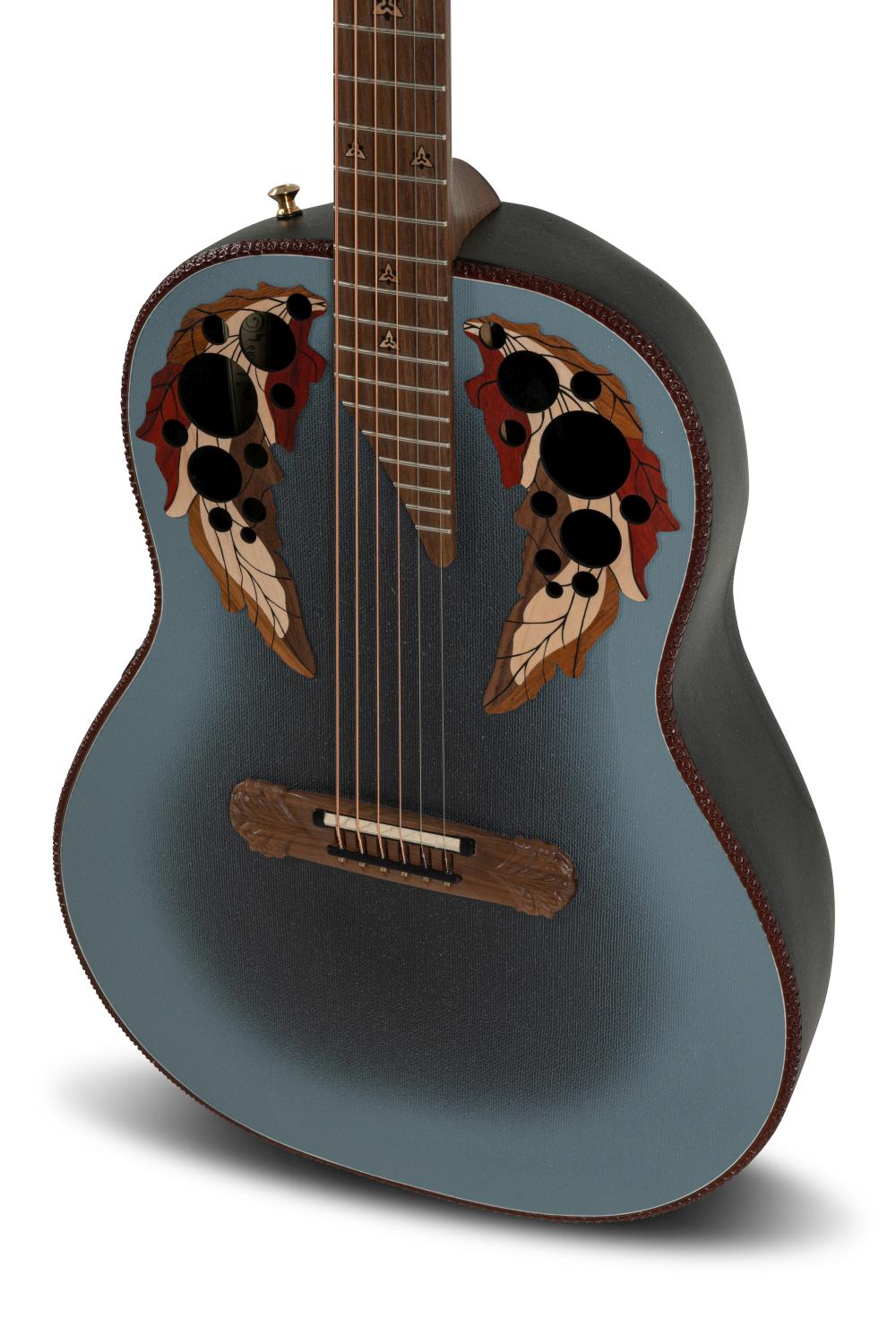 Adamas I E-Acoustic Guitar 1687GT-8, Reverse Blue Burst - - alt view 4