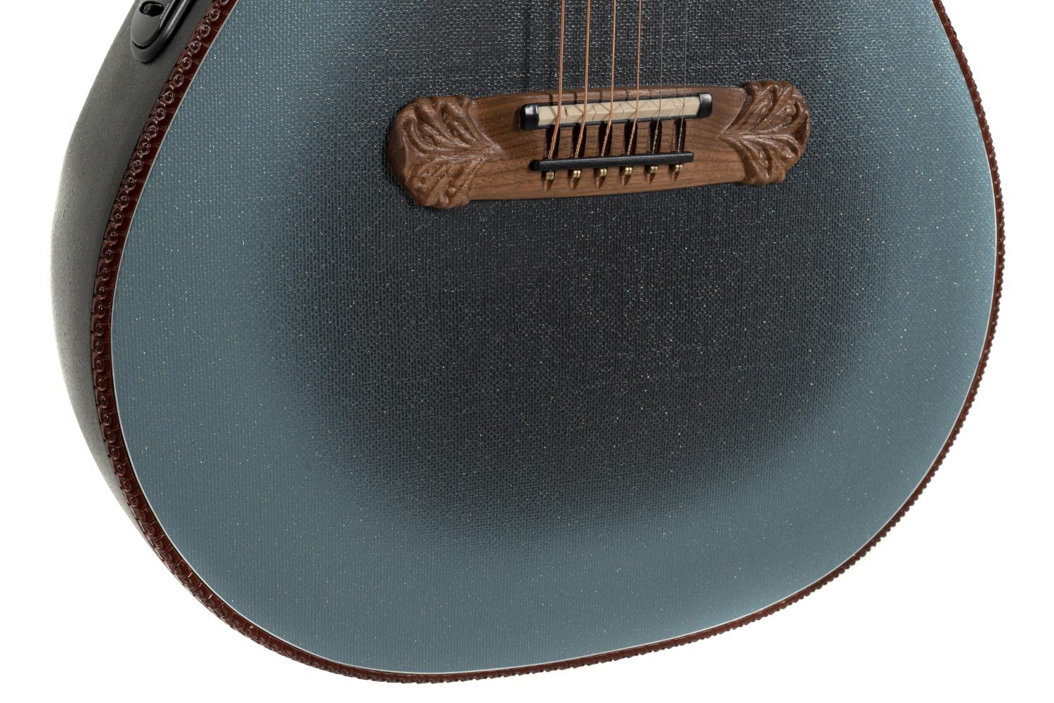 Adamas I E-Acoustic Guitar 1687GT-8, Reverse Blue Burst - - alt view 6