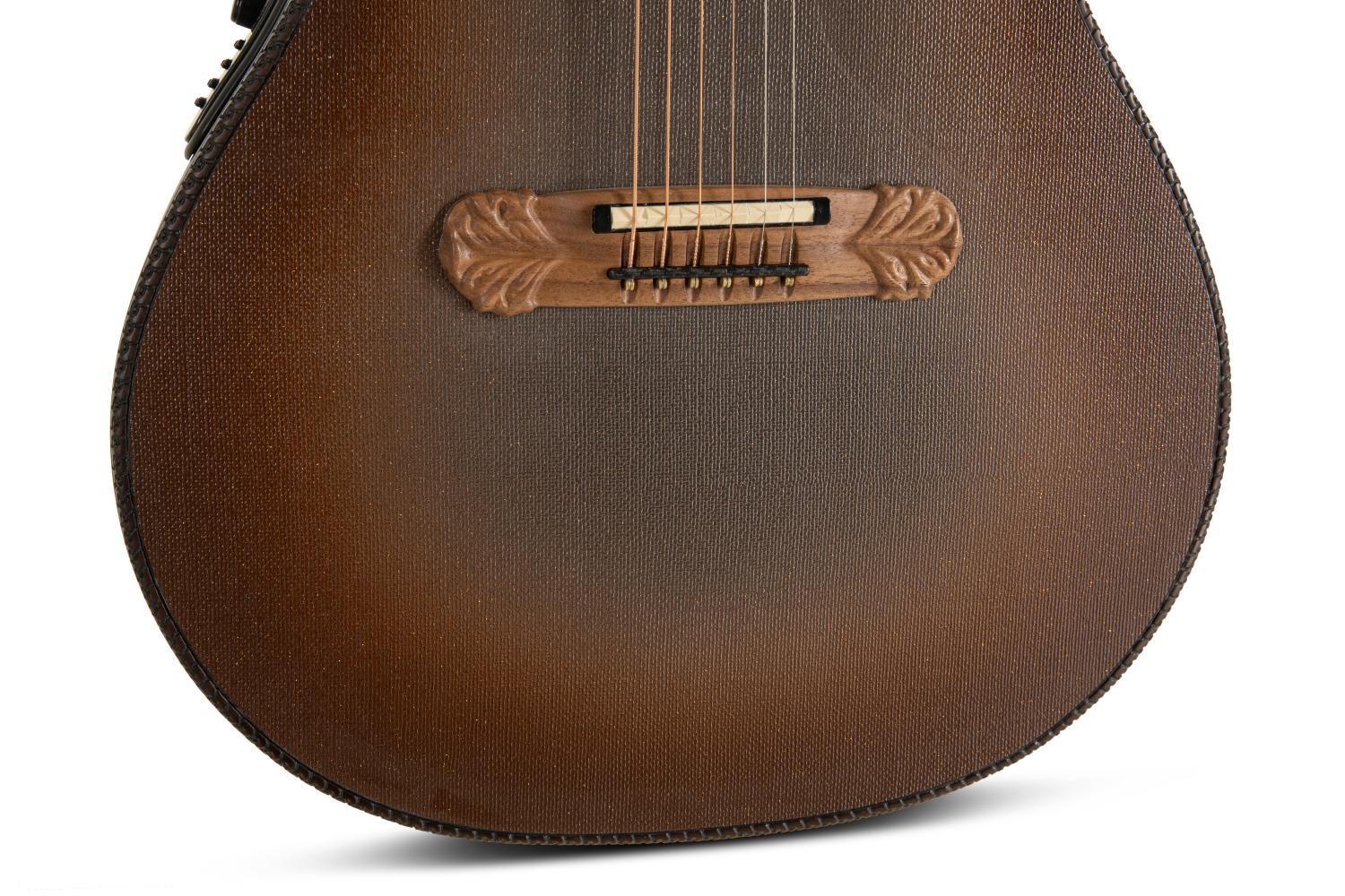 Adamas I E-Acoustic Guitar 1687GT-9W, Brown Burst - - alt view 6