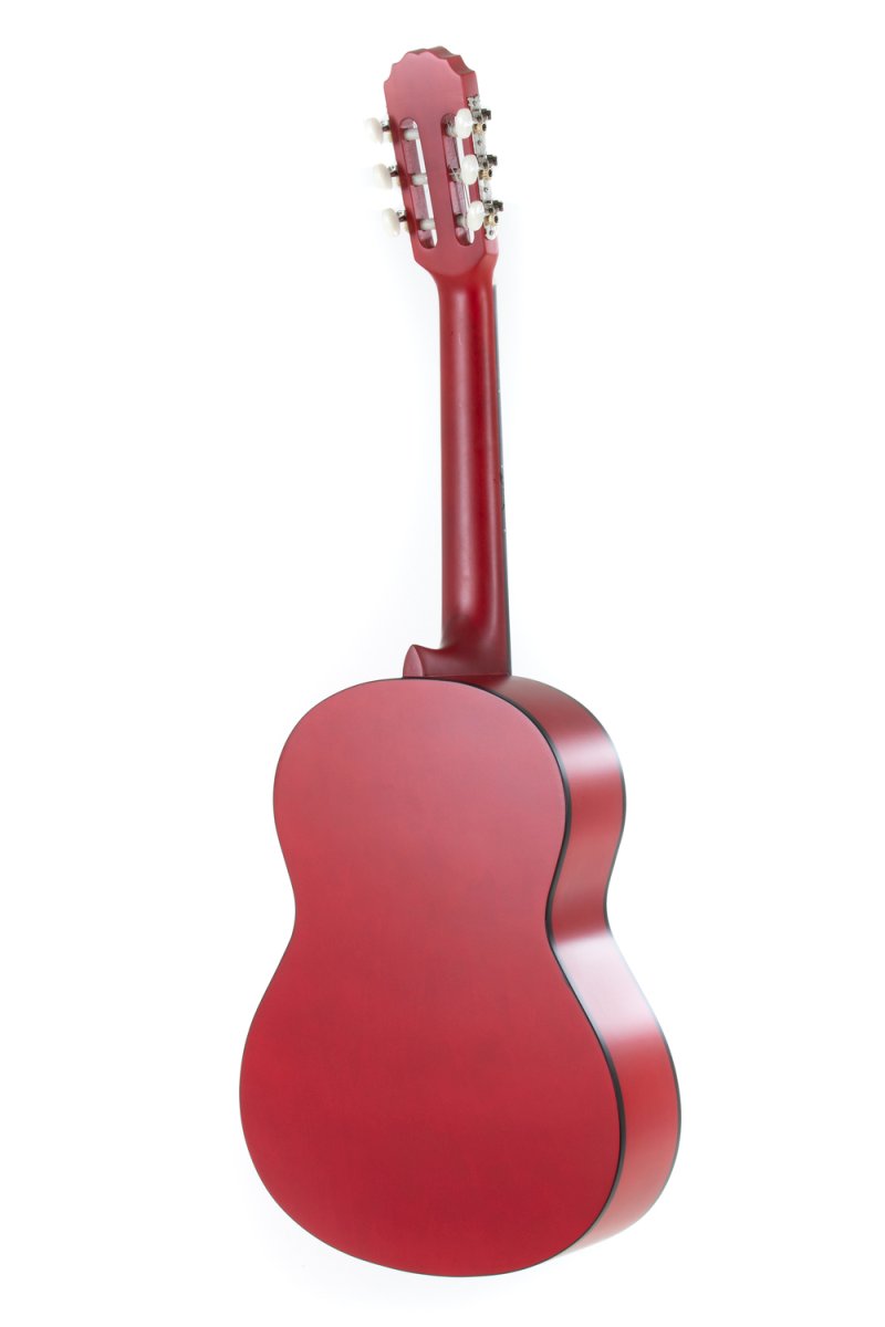 GEWA Basic Classical Guitar 3/4 Transparent Red - - alt view 1
