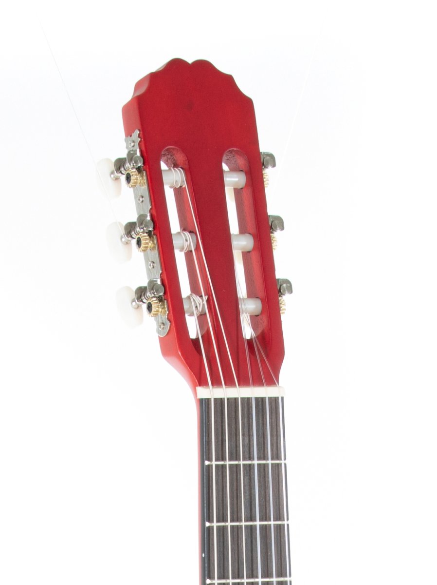 GEWA Basic Classical Guitar 3/4 Transparent Red - - alt view 5