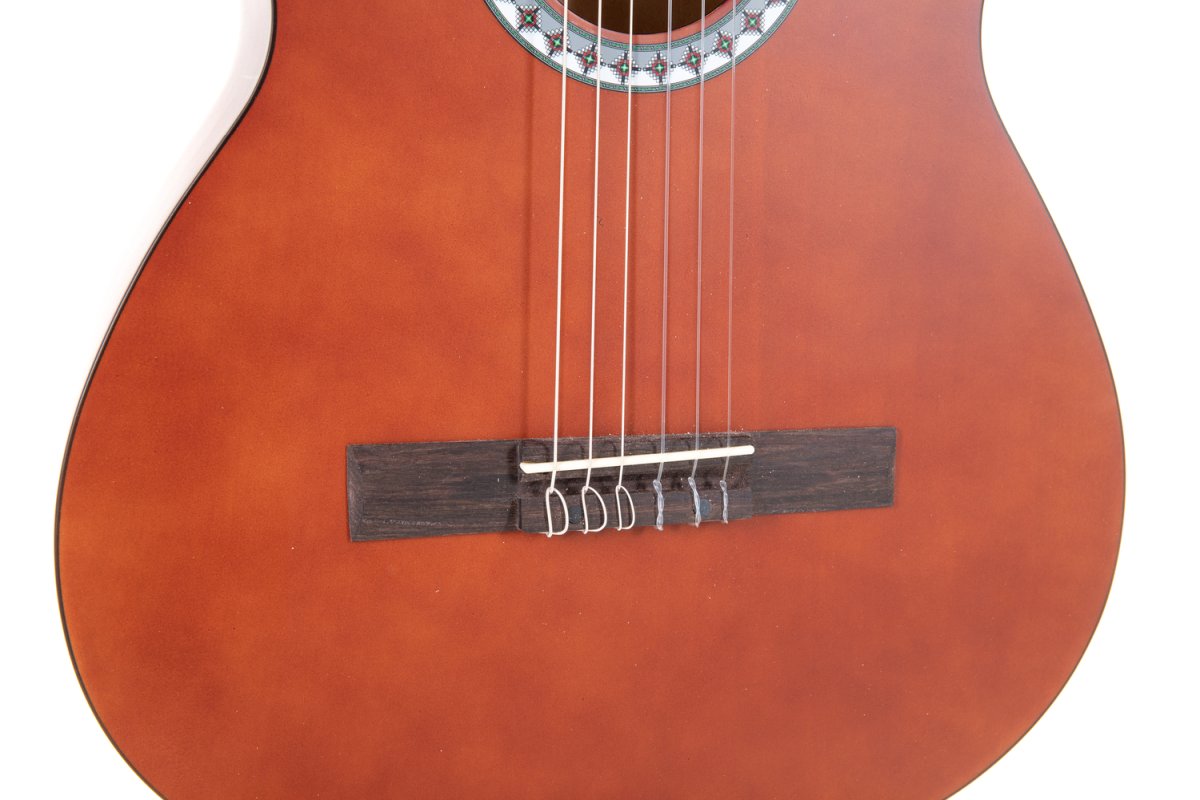 GEWA Basic E-Acoustic Classical Guitar 4/4 Walnut - - alt view 3