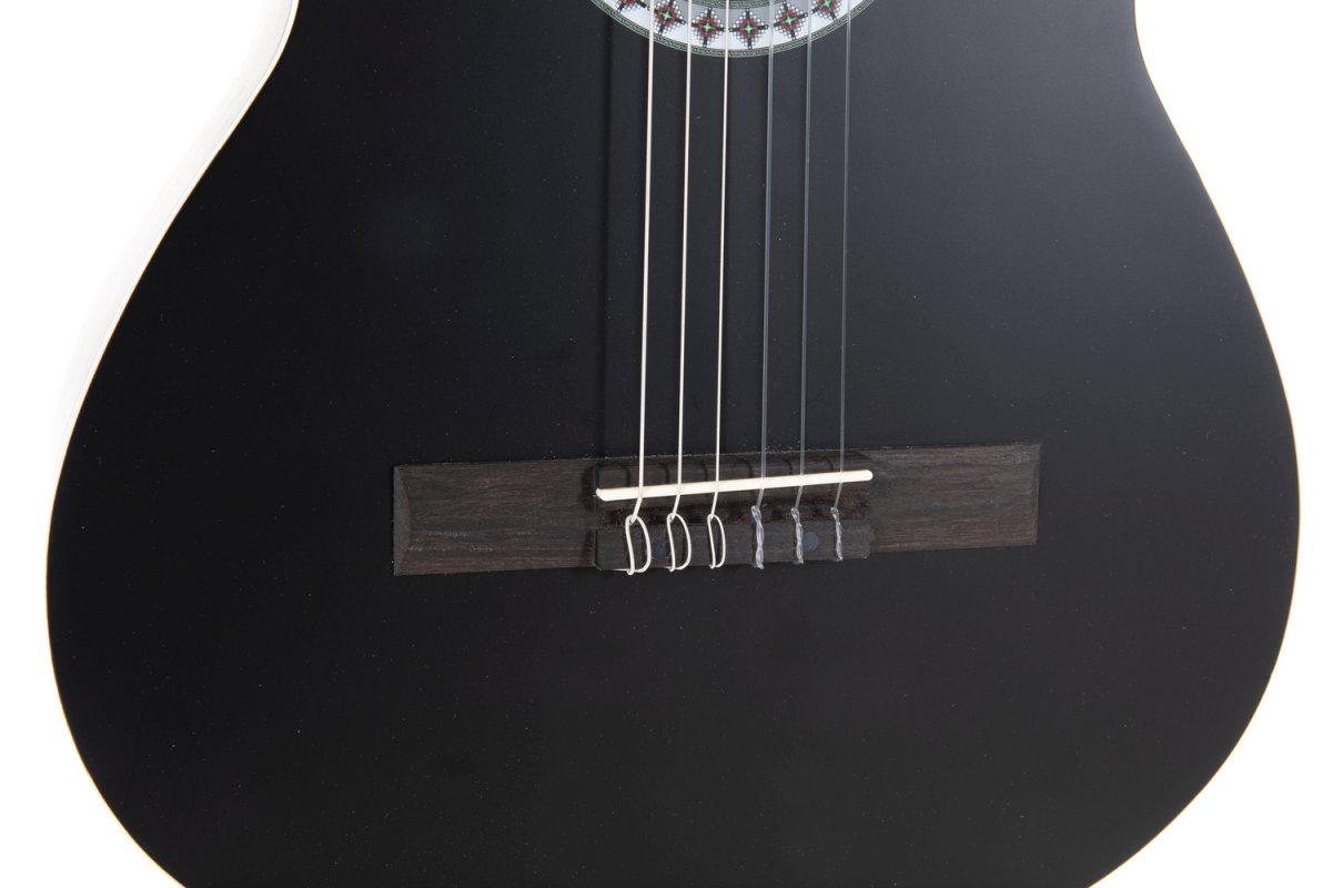 GEWA Basic E-Acoustic Classical Guitar 4/4 Black - - alt view 3
