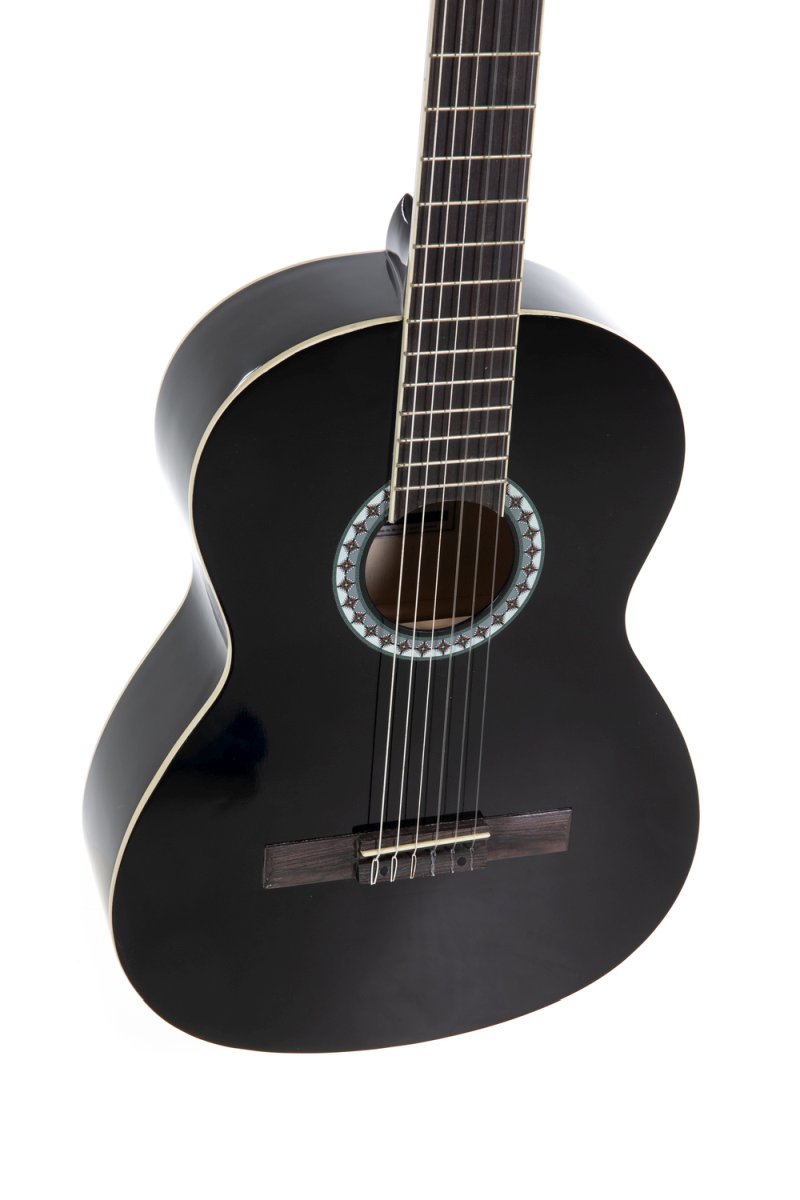 GEWA Basic Plus Classical Guitar 4/4 Black - - alt view 2