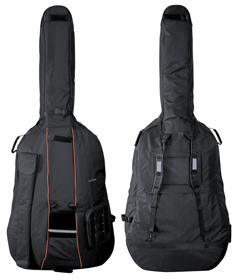 GEWA Double Bass Gig-Bag, Premium, 10mm padding, 1/2, Black