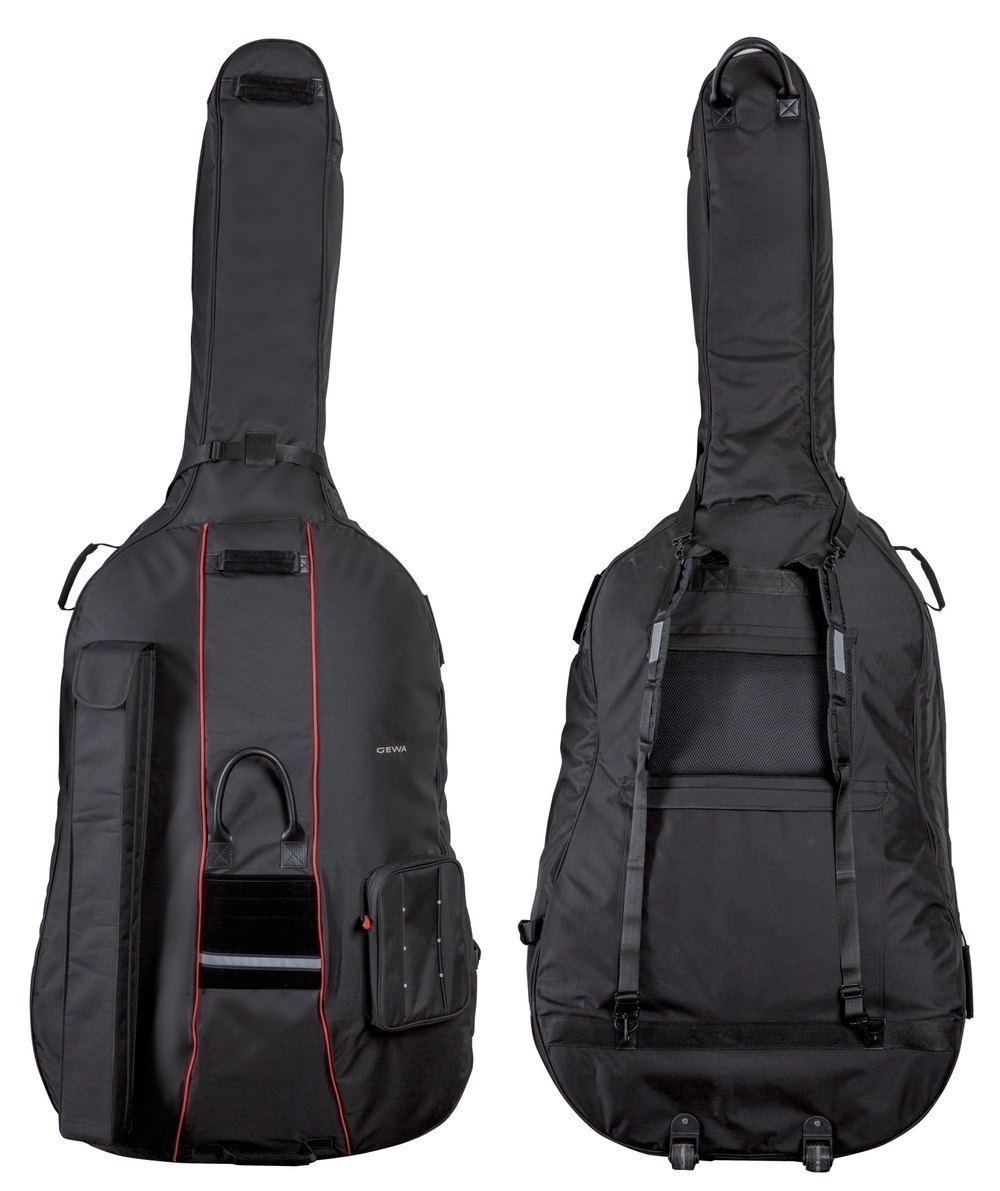 GEWA Double Bass Gig-Bag, Prestige Rolly, 25mm padding, 3/4, Black