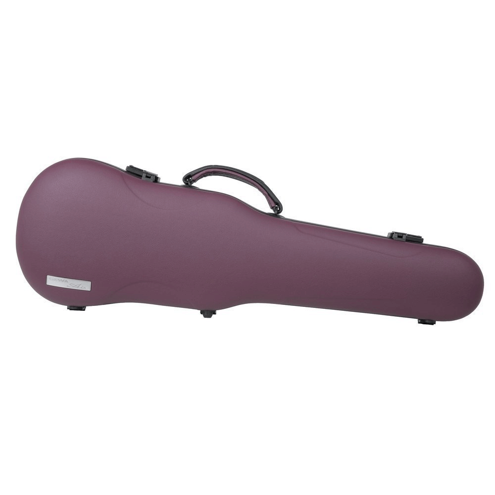 GEWA Violin Case, Air Prestige, Shaped, 4/4, Purple/Black, w/Subway