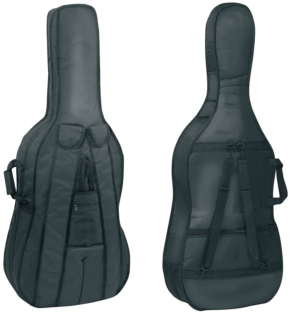 GEWAPURE Cello Gig-Bag, Classic CS01, 3mm padding, 1/2, Black