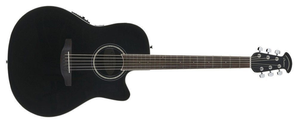 Ovation Celebrity Traditional E-Acoustic Guitar CS24-5, Black