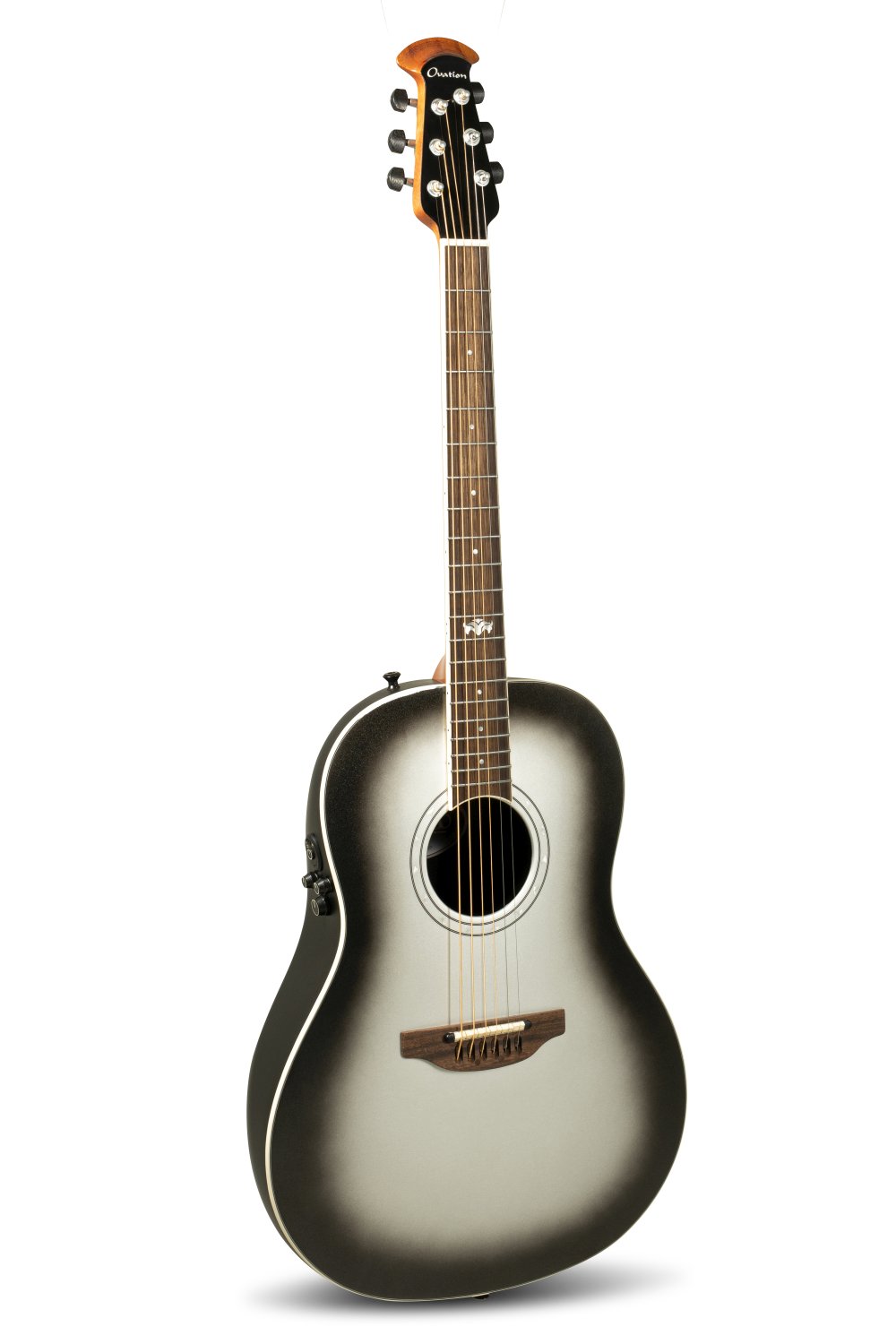 Ovation Ultra E-Acoustic Guitar 1516SSM, Silver Shadow
