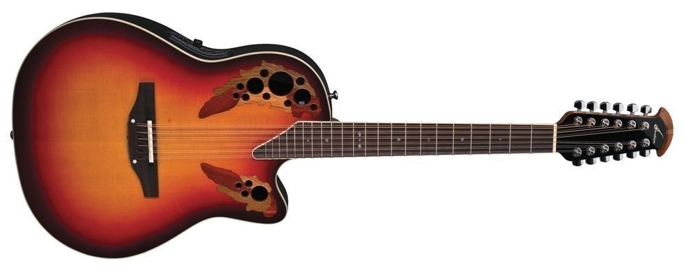 Ovation Pro Series Standard Elite E-Acoustic Guitar 2758AX-NEB