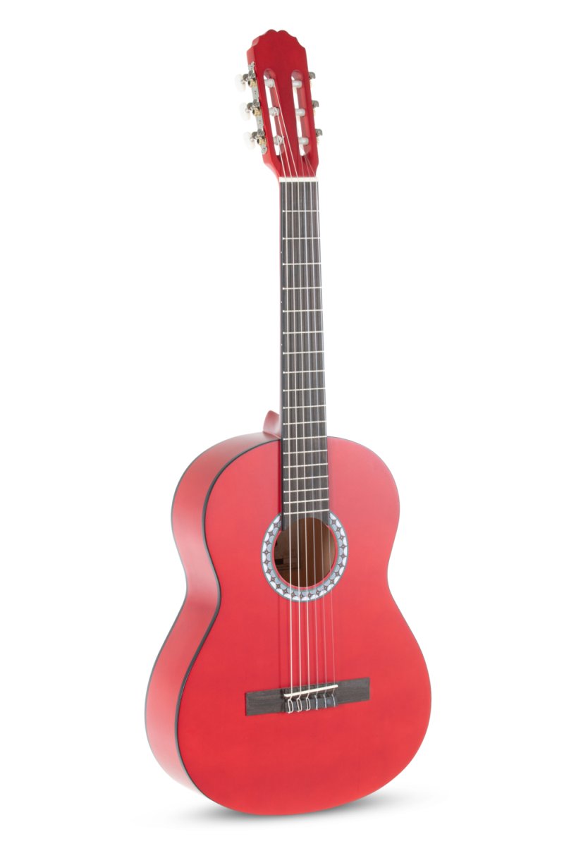 GEWA Basic Classical Guitar 3/4 Transparent Red
