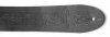Ovation Guitar Premium Leather Strap Signature Leaf Black - - alt view 3