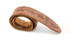 Ovation Guitar Premium Leather Strap Signature Leaf Wet Sand - - alt view 1