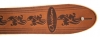 Ovation Guitar Premium Leather Strap Signature Leaf Wet Sand - - alt view 2