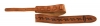 Ovation Guitar Premium Leather Strap Signature Leaf Wet Sand - - alt view 3
