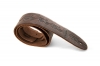 Ovation Guitar Premium Leather Strap Signature Leaf Chocolate - - alt view 1