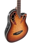 Ovation Celebrity Elite E-Acoustic Bass CEB44X-7C, Cognac Burst - - alt view 3