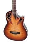 Ovation Celebrity Elite E-Acoustic Bass CEB44X-7C, Cognac Burst - - alt view 4
