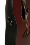 Ovation Ultra E-Acoustic Guitar 1516VRM, Vampira Red - - alt view 3