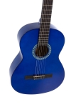 GEWA Basic Classical Guitar 4/4 Transparent Blue - - alt view 2