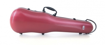 PURE by GEWA Violin Case, Polycarbonate 1.8, Shaped, Red/Black w/Subway Handle