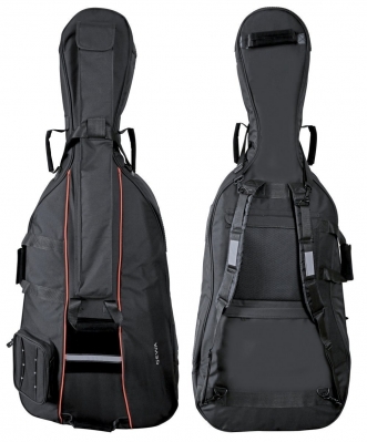GEWA Cello Gig-Bag, Premium, 10mm Padding, 7/8, Black