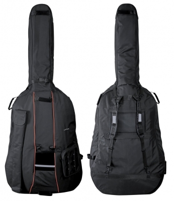 GEWA Double Bass Gig-Bag, Premium, 10mm padding, 4/4, Black