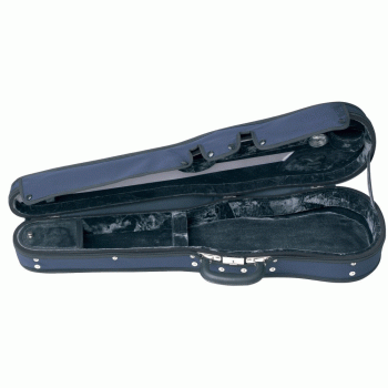 GEWA Violin Case, Maestro, Shaped, 4/4, Blue/Grey