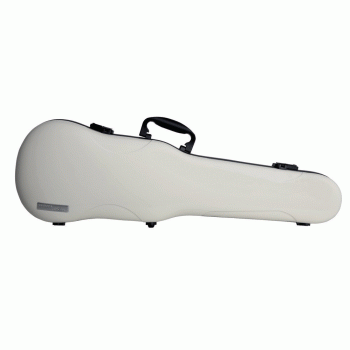 GEWA Violin Case, Air 1.7, Shaped, 4/4, Beige/Black, High Gloss, w/Subway Handle