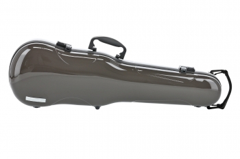 GEWA Violin Case, Air 1.7, Shaped, 4/4, Brown/Black, High Gloss, w/Subway Handle
