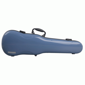 GEWA Violin Case, Air 1.7, Shaped, 4/4, Blue/Black, High Gloss w/Subway Handle