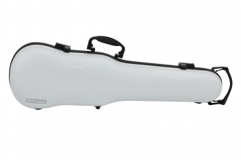 GEWA Violin Case, Air 1.7, Shaped, 4/4, White/Black, Matte, w/Subway Handle
