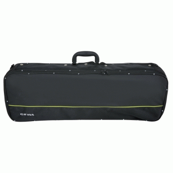 GEWA Violin Case, Aspirante, Oblong, 4/4, Carbon-Optic Black/Anthracite