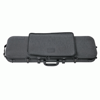 GEWA Violin Case, Bio-S, Oblong, 4/4, Grey/Black, Music Pocket &amp; Subway Handle