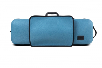 GEWA Violin Case, Bio-A, Oblong, 4/4-1/2, Blue, Music Pocket &amp; Adjustable Neck Pad