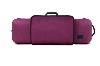 GEWA Violin Case, Bio-A, Oblong, 4/4-1/2, Violet, Music Pocket &amp; Adjustable Neck Pad