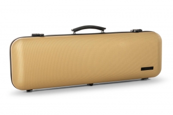 GEWA Violin Case, Air Avantgarde, Oblong, 4/4, Gold/Black, Subway Handle